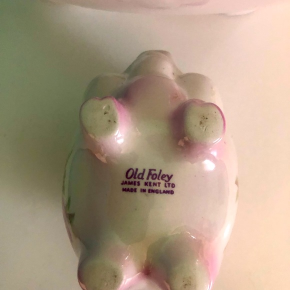 Old Foley floral piggy bank - Picture 5 of 5